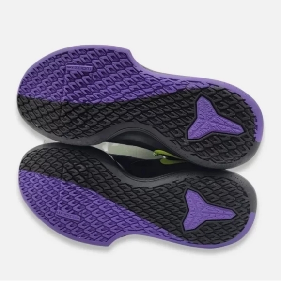 Nike Kobe Bryant Mamba Fury Joker Lakers mens 7 womens 8.5 Black Purple volt - Picture 8 of 8